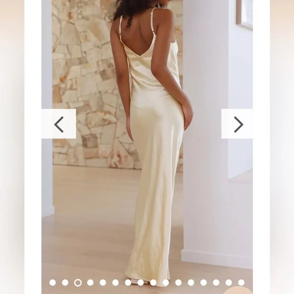 Yellow Maxi Dress - Picture 2 of 5